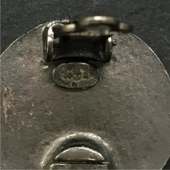 CHANEL CC Logo Black & Silver Tone Earrings - Picture 8 of 8